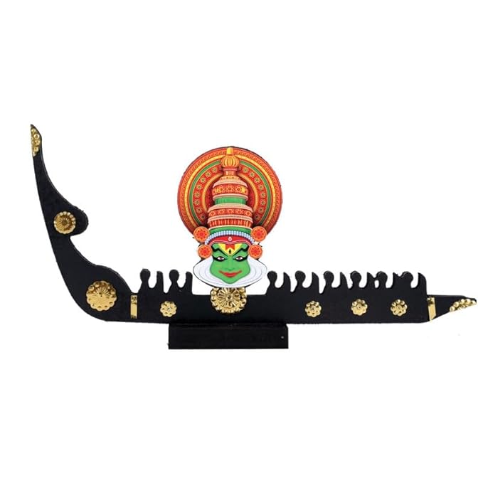 Kerala heritage gift featuring Kathakali and boat motifs — celebrating Kerala's cultural and maritime traditions, available on Amazon