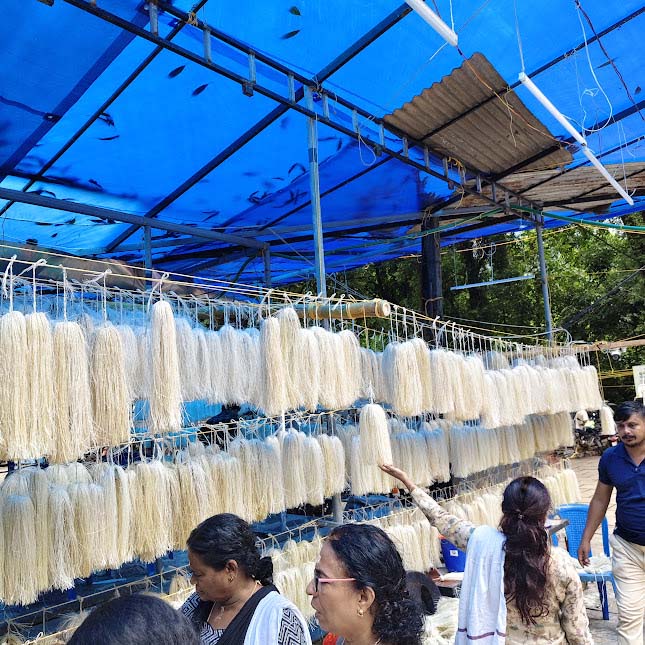 Odapoo (Odappoov) — the handcrafted bamboo flower that is one of Kottiyoor's most sacred prasadams, symbolising Daksha's beard plucked by Shiva's Bhutaganas during the destruction of the Daksha Yaga, given to pilgrims as a sacred offering and displayed in homes as a symbol of divine protection