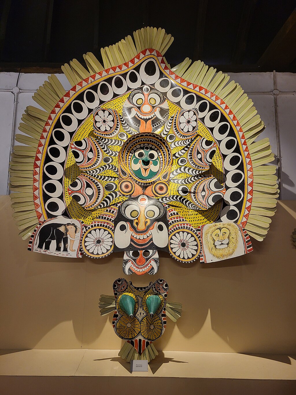 Kummatti Masks at Koyikkal Palace Museum Nedumangad
