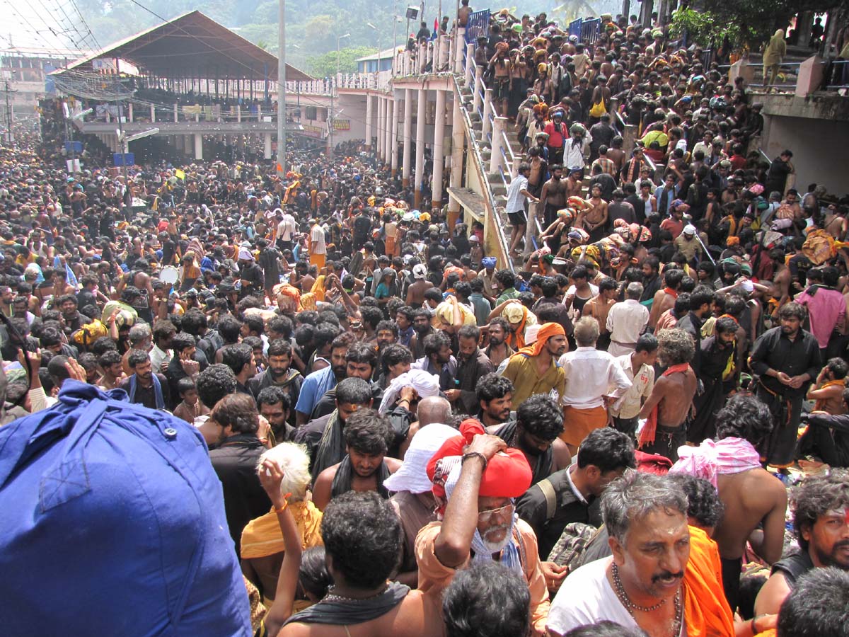 Sabarimala rush of pilgrims